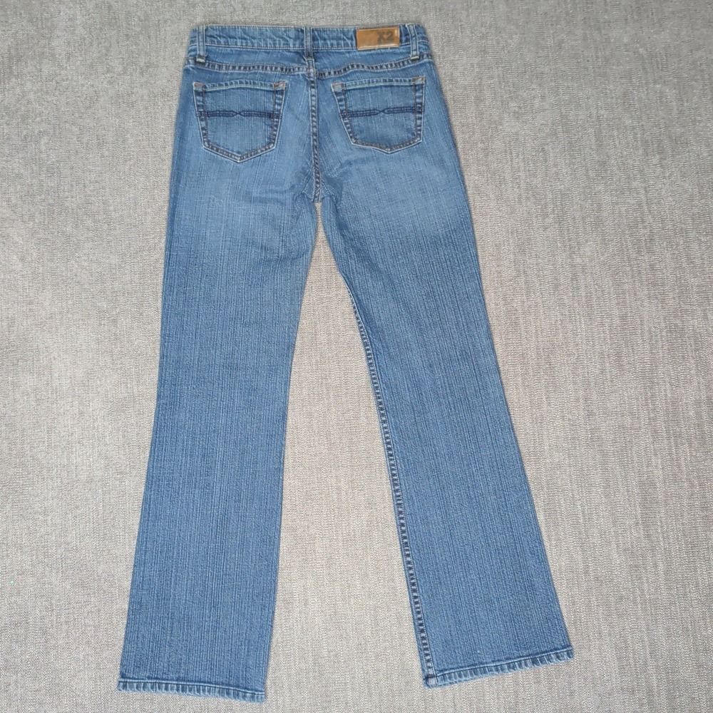 Express X2 Denim Laboratory Low Rise Bootcut Jeans Blue Size 6 Regular